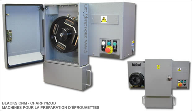 Charpy / Izod Machines pour la préparation d'éprouvettes
